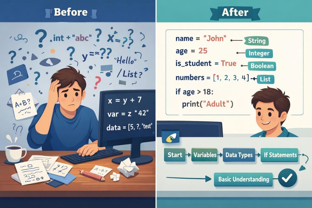 Before/afrer learning python