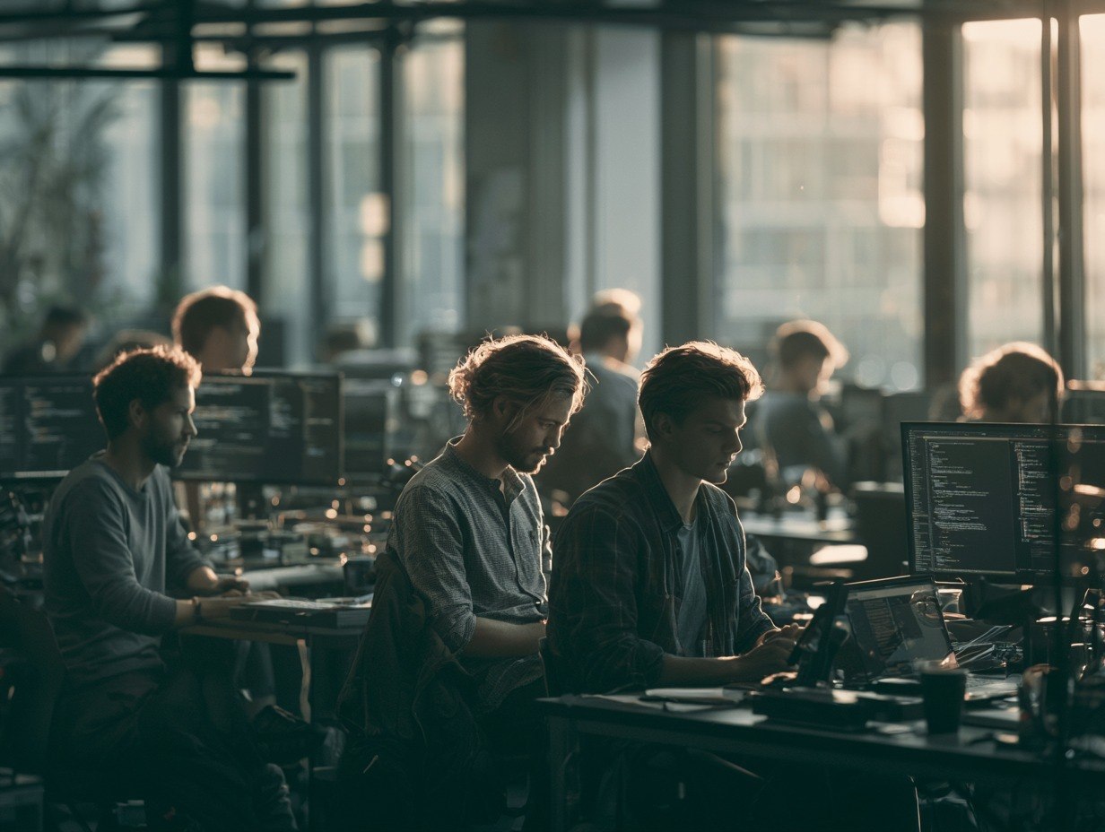 People programming 