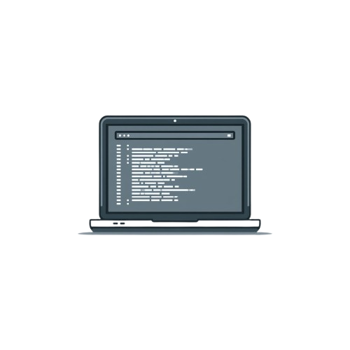 Graphic laptop icon
