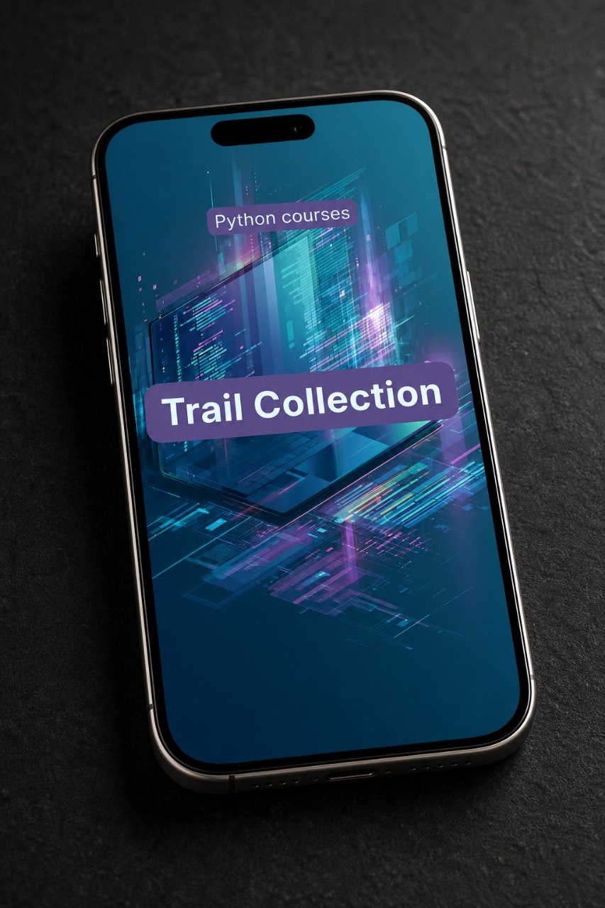 Phone displaying "Trail  Collection" course